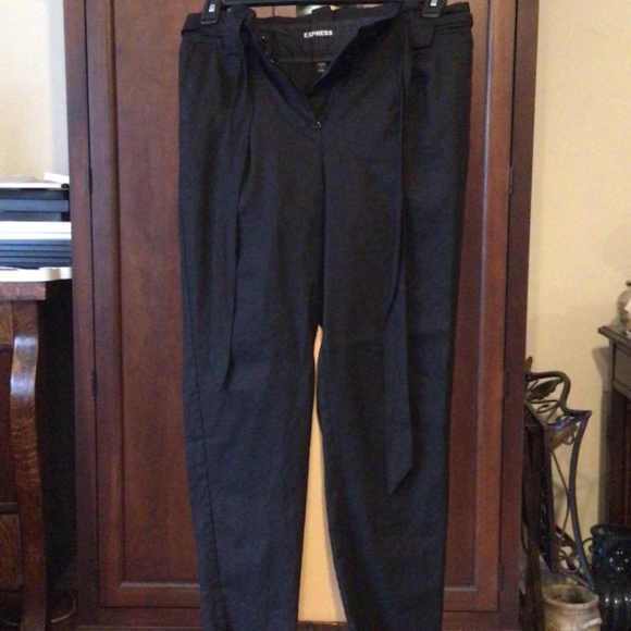 2 pair linen crop slacks - Picture 4 of 5